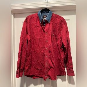 Wrangler PBR Bull Riding Button-Up, Size XL